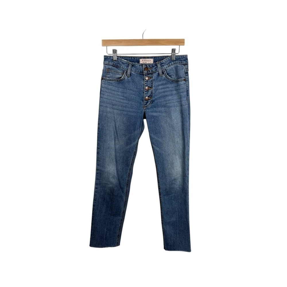 BCBGeneration Women’s Mid Rise Straight Leg Jeans Blue Size 26